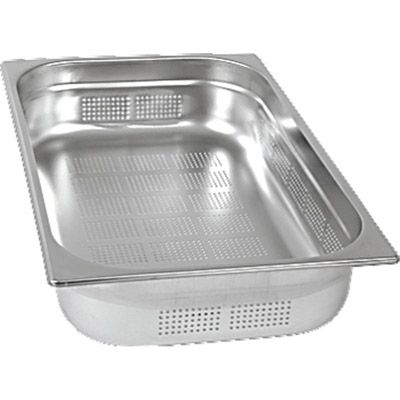 Гастроемкость 2/1 h=150 мм. 42,5 л. нерж. перфорир. d=4 мм. MGsteel /1/6/ 46284