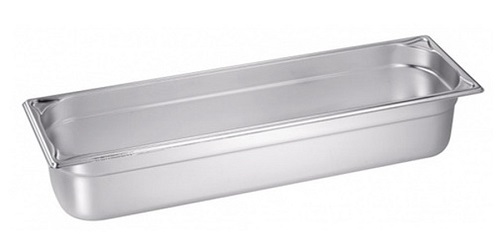Гастроемкость 2/4 h=100 мм. 6,2 л. нерж. MGsteel /1/ 66150