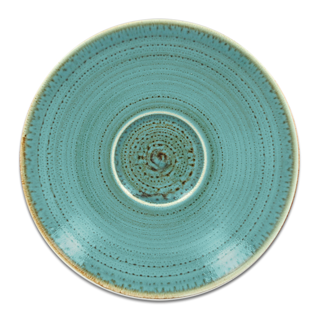 Блюдце для кофейной чашки Lagoon RAK Porcelain «TWIRL», D=13 см