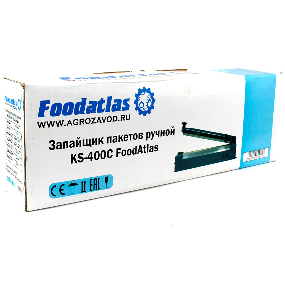 Запайщик пакетов ручной (нож с боку) KS-400C Foodatlas