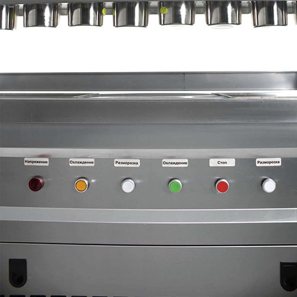 Фризер для ролл мороженого KCB-2F Foodatlas (контейнеры, стол для топпингов, 2 компрессора)