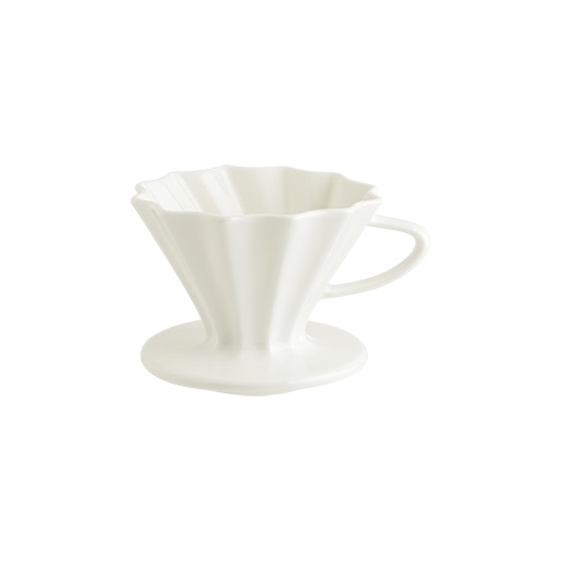 Чашка-воронка 250 мл. d=110 мм. h=90 мм. для заваривания кофе Белый, форма Ро /1/6/ 71113