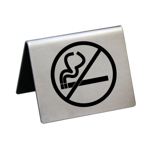 Табличка &quot;Не курить&quot;  50*40 мм. нерж.  /1/100/ 64417