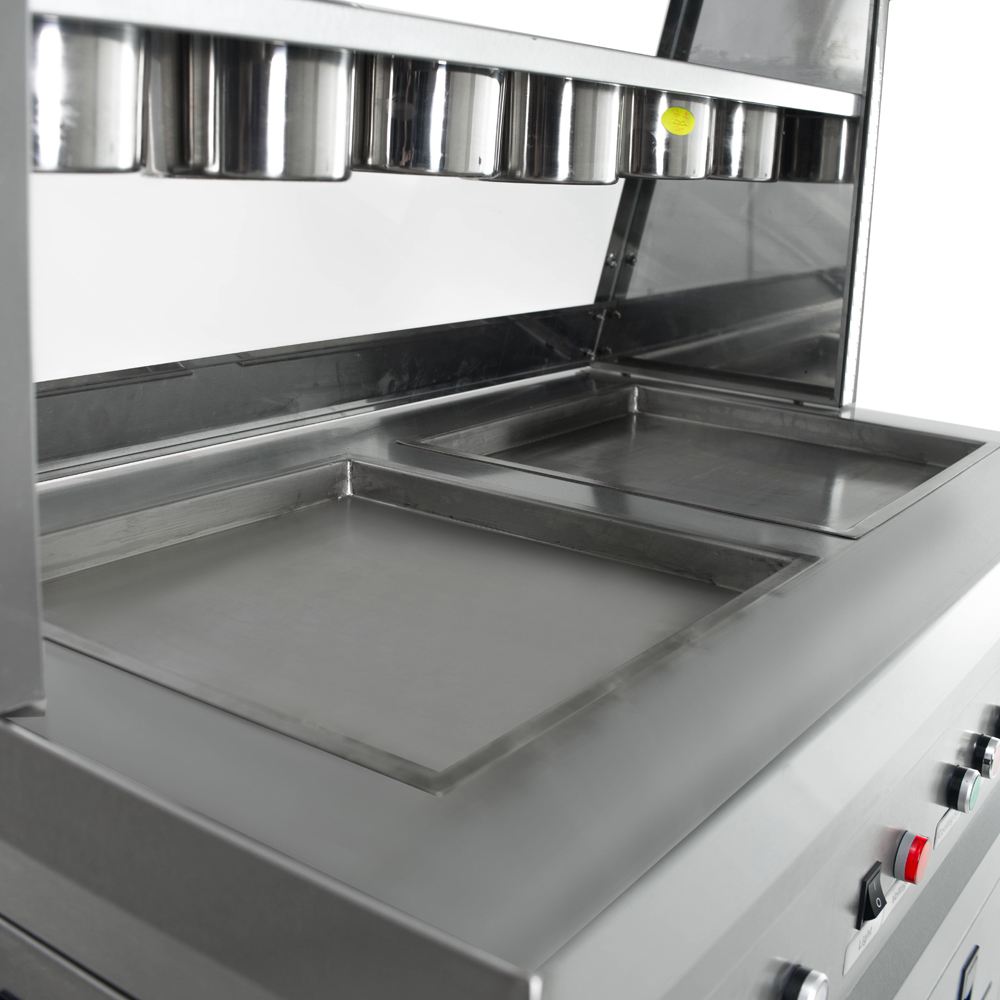 Фризер для ролл мороженого KCB-2F Foodatlas (контейнеры, световой короб)