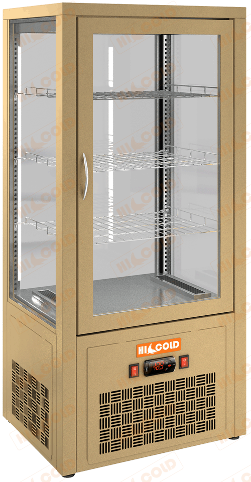 Настольная вертикальная холодильная витрина  HICOLD  VRC 100 Beige 294039