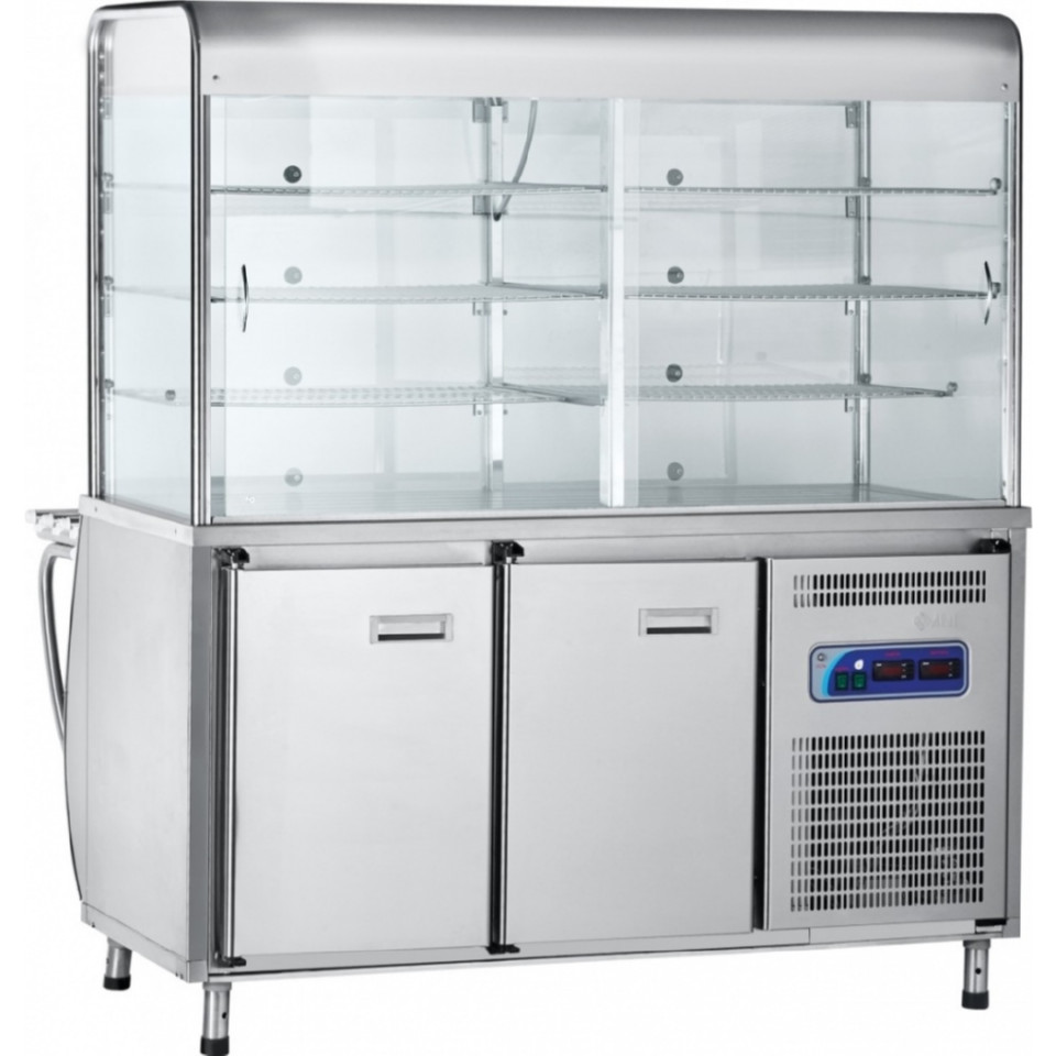 Холодильная витрина-прилавок ABAT ПВВ(Н)-70М-С-ОК 24078