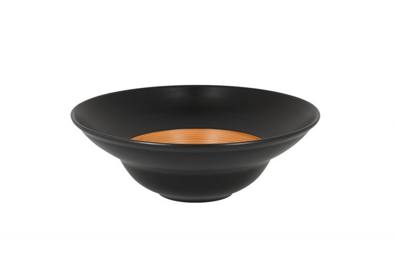 Тарелка "Gourmet" оранжевая Trinidad Rak Porcelain, D=26, 480 мл