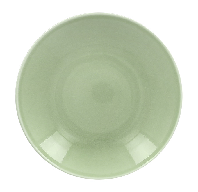 Тарелка круглая глубокая RAK Porcelain «Vintage Green», D=30 см