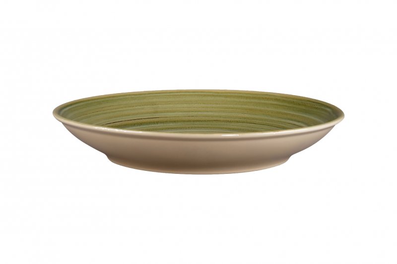 Тарелка "Emerald" круглая Coupe глубокая d=28см объем 1.25л RAK Porcelain «Spot»