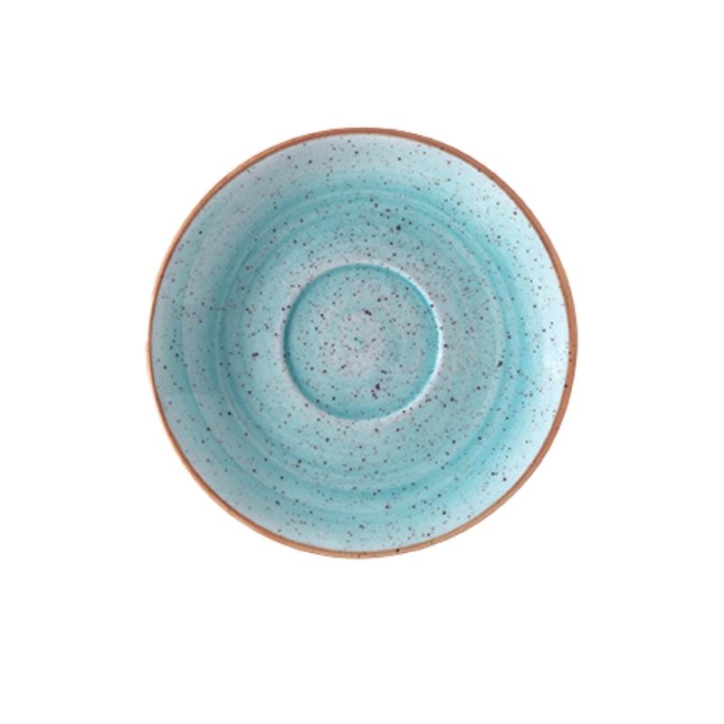 Блюдце d=120 мм. Аква (чашка 62098), форма Гурмэ /1/6/ 62124