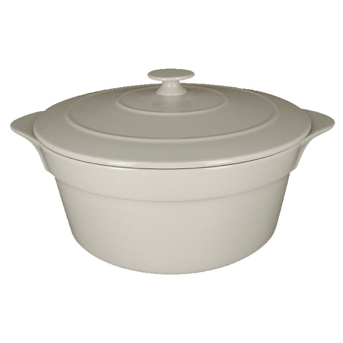 Емкость для запекания с крышкой  RAK Porcelain «Chefs Fusion Sand», 4,6 л