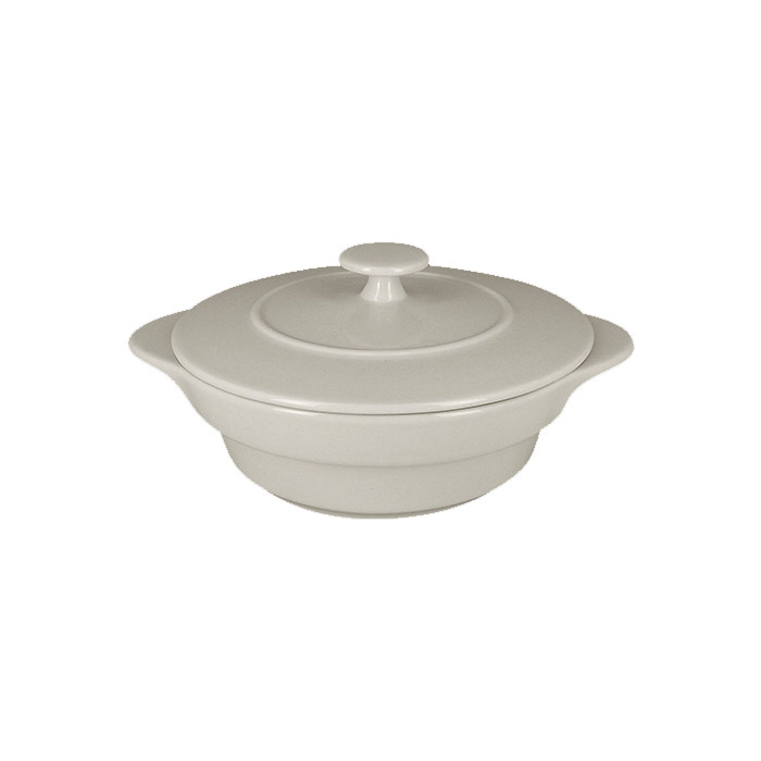 Емкость для запекания с крышкой RAK Porcelain «Chefs Fusion Sand», 450 мл