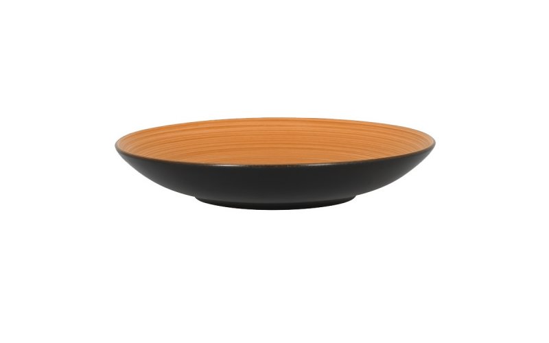Тарелка "Coupe", глубокая оранжевая Trinidad Rak Porcelain , D=23, 690 мл