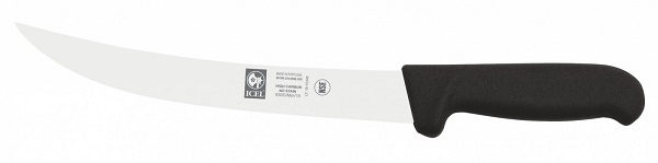 Нож обвалочный 250/355 мм. изогнутый, черный SAFE Icel /1/ 68114