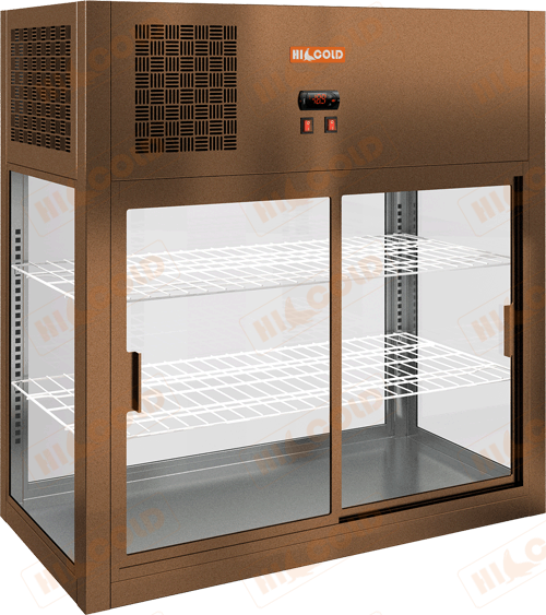 Настольная островная холодильная витрина  HICOLD  VRH O 990 Bronze 294652