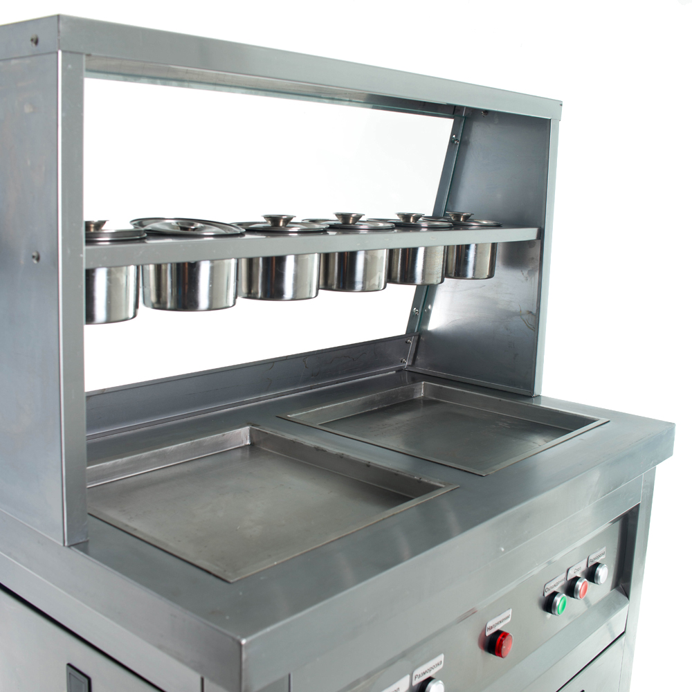 Фризер для ролл мороженого KCB-2F  Foodatlas (контейнеры, 2 компрессора)