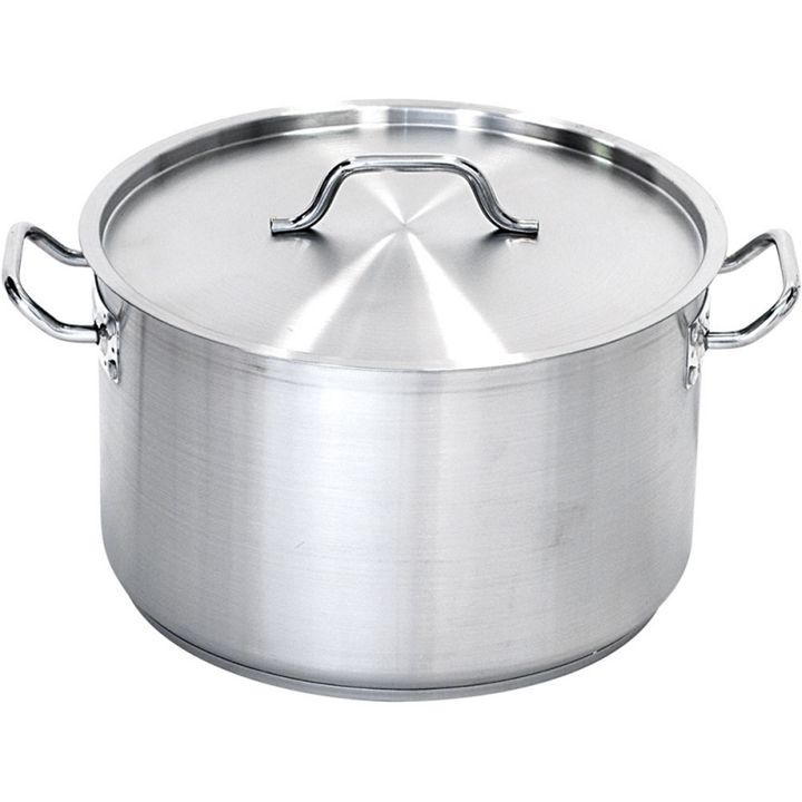 Кастрюля  2,0 л. нерж. d=19 см. h=8 см. тройное дно с крышк. (индукция) MGsteel (С22S170S) /1/ 39339