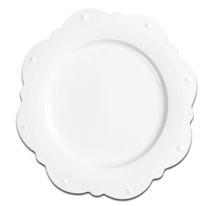 Тарелка круглая "PRINCES" RAK Porcelain «White Gold», D=33 см